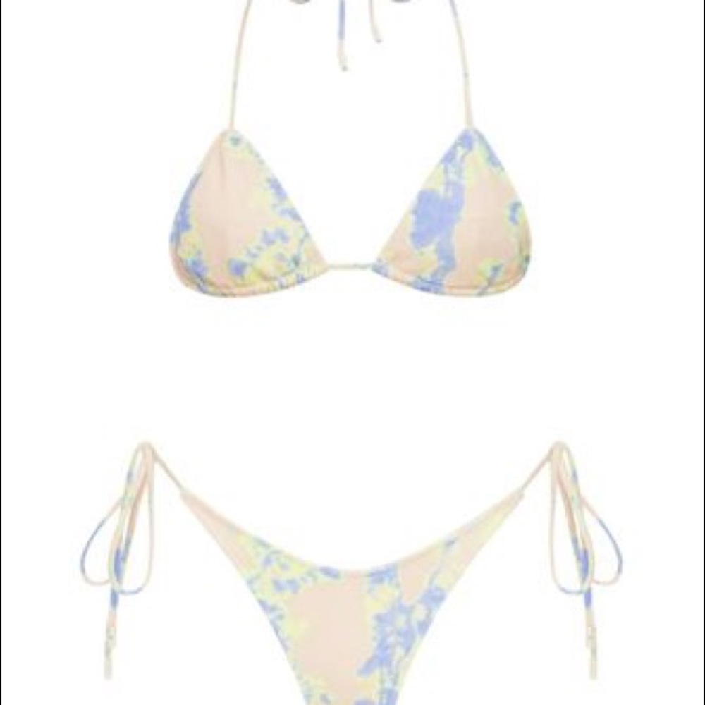 Tie Dye Triangl Bikini